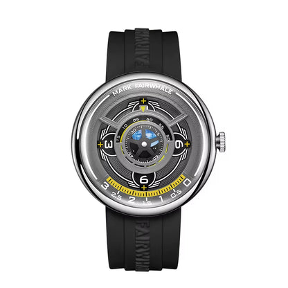 Mark  5990 Trendy Casual Earth 3D Relojes Hombre Fashionable Luminous Wristwatch Sports Quartz Watches for Men Gift