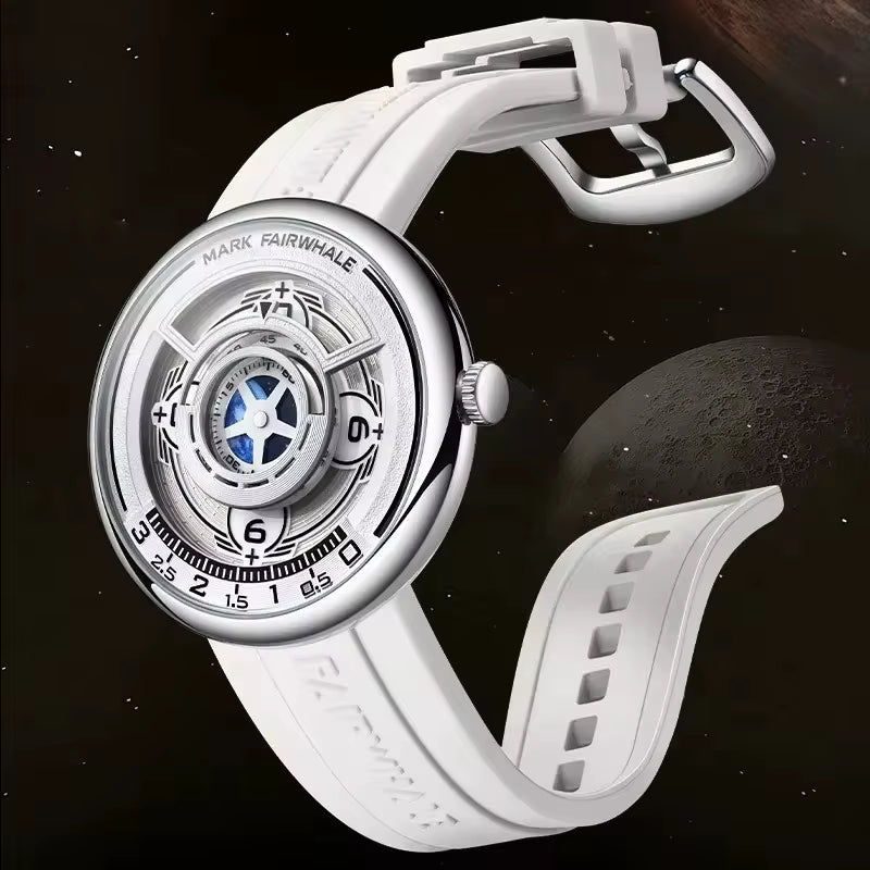 Mark  5990 Trendy Casual Earth 3D Relojes Hombre Fashionable Luminous Wristwatch Sports Quartz Watches for Men Gift