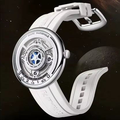 Mark  5990 Trendy Casual Earth 3D Relojes Hombre Fashionable Luminous Wristwatch Sports Quartz Watches for Men Gift